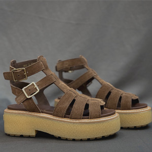 prada suede gladiator sandals shoes