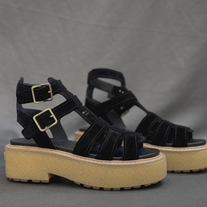 prada suede gladiator sandals shoes