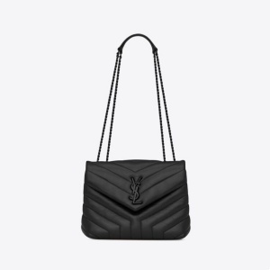 9a+ysl loulou small y-quilted leather bag