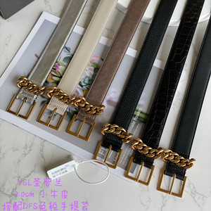 ysl yves saint laurent 3.0cm calfskin belt