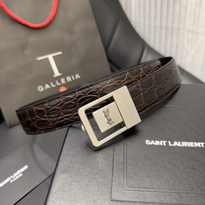 ysl yves saint laurent 3.0cm la 66 buckle belt