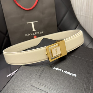 ysl yves saint laurent 3.0cm la 66 buckle belt