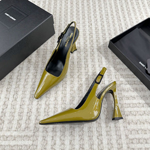 ysl yves saint laurent leather pump shoes