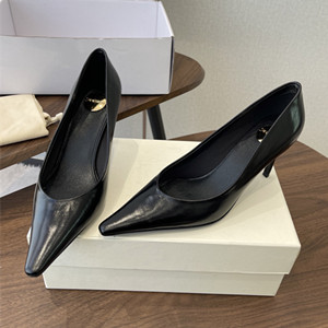 ysl yves saint laurent leather pump shoes