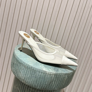 ysl yves saint laurent 7.5cm renee mules in mesh