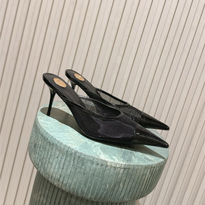 ysl yves saint laurent 7.5cm renee mules in mesh