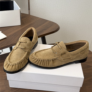 ysl yves saint laurent le loafer boat shoes in suede