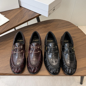 ysl yves saint laurent le loafer boat shoes