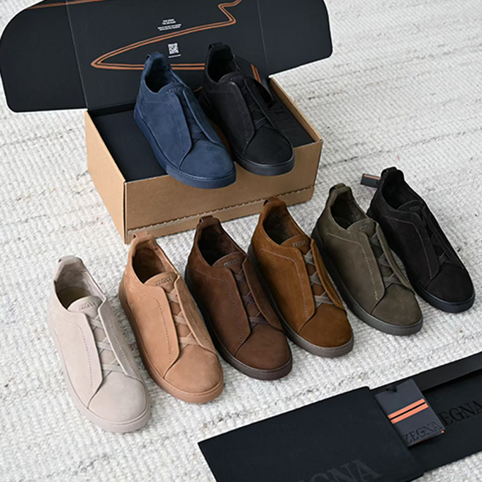 zegna triple stitch™ secondskin sneakers shoes